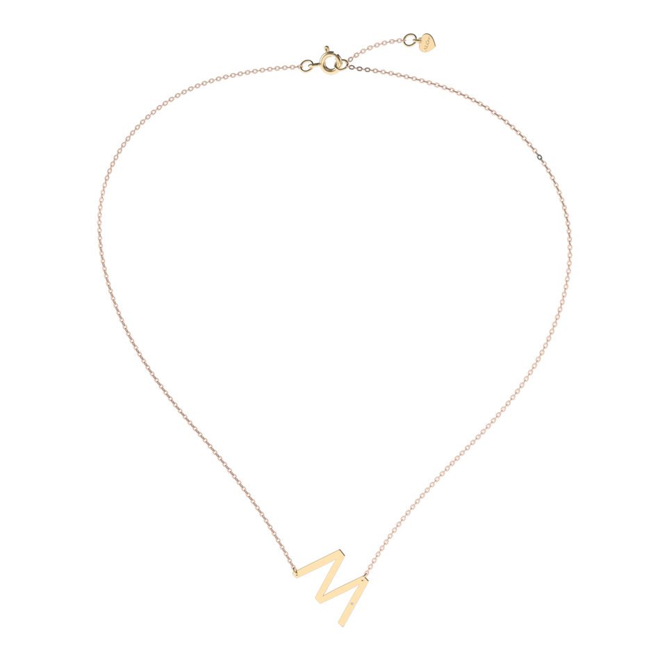 Náhrdelník s diamantem Big Line M