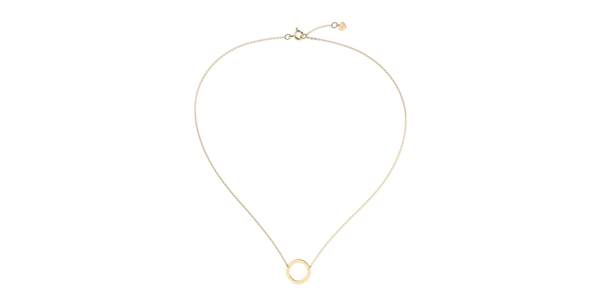 Náhrdelník s diamantem Big Line O