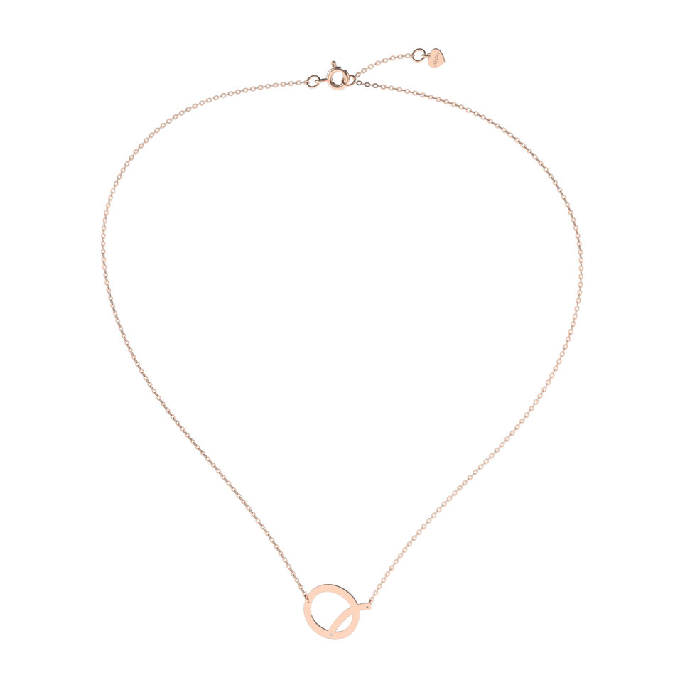 Náhrdelník s diamantem Big Line Q