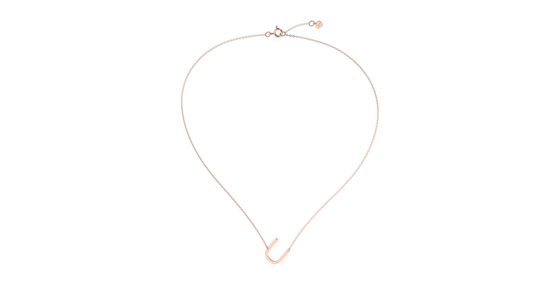 Náhrdelník s diamantem Big Line U