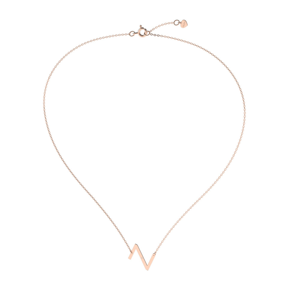 Náhrdelník s diamantem Big Line Z