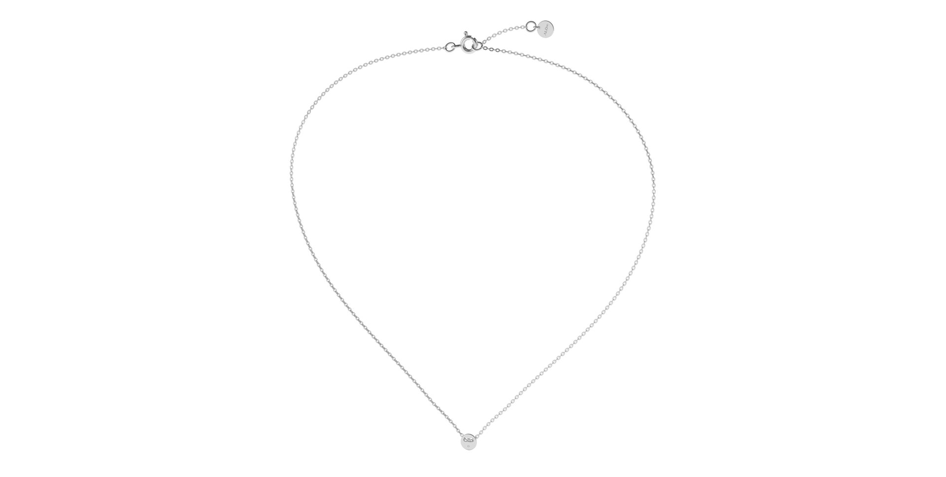 Náhrdelník s diamantem Minimalism