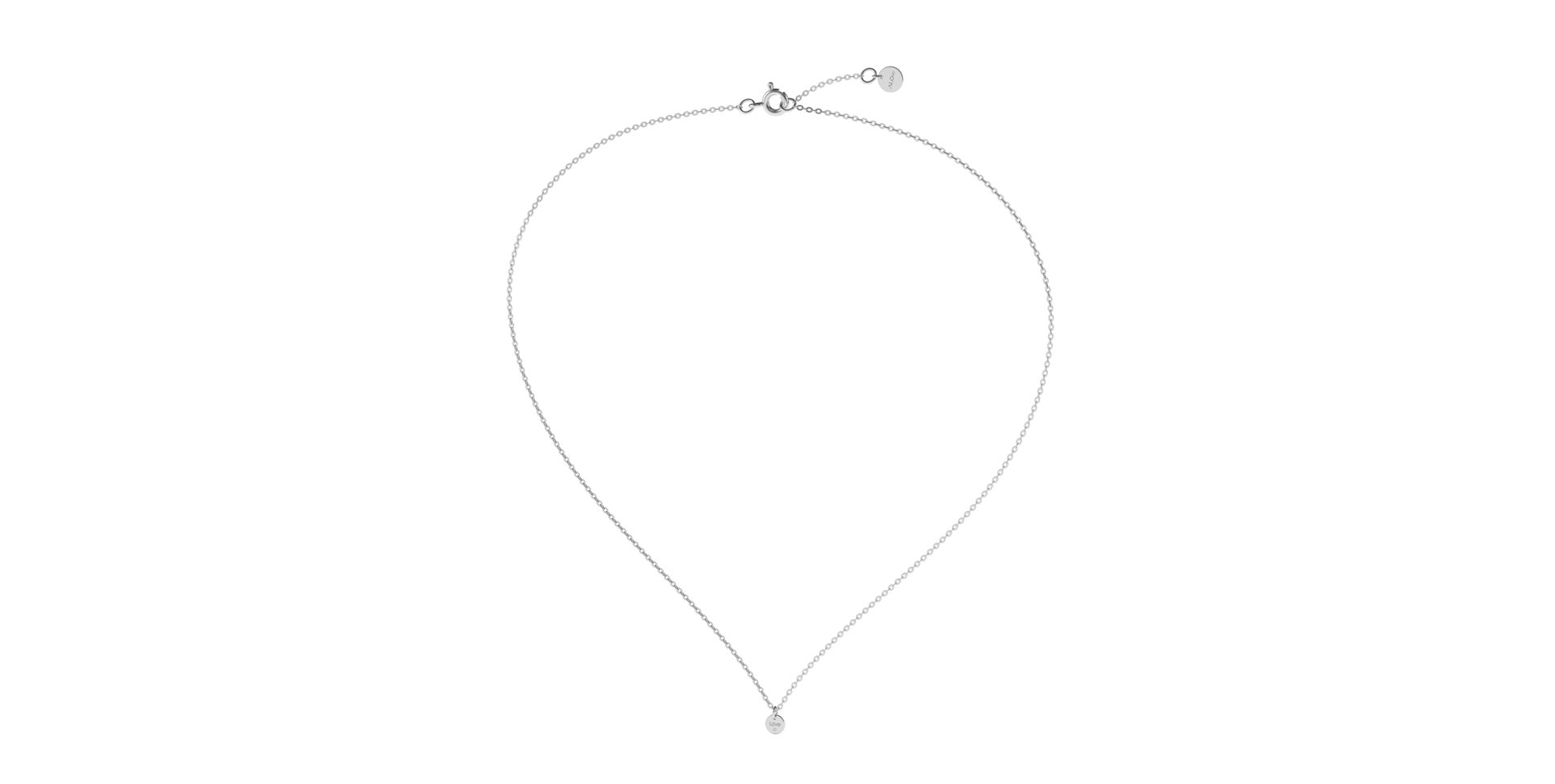 Náhrdelník s diamantem Love