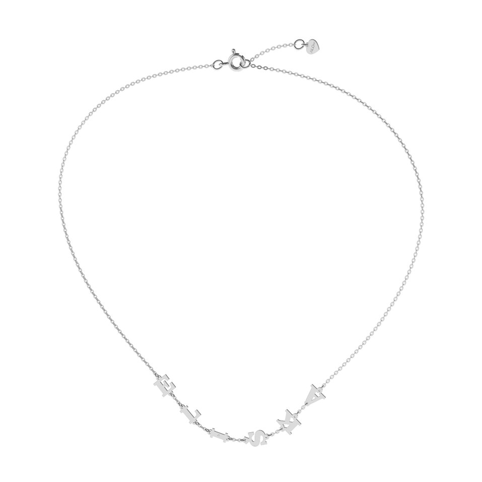 Náhrdelník s diamantem Big Letters