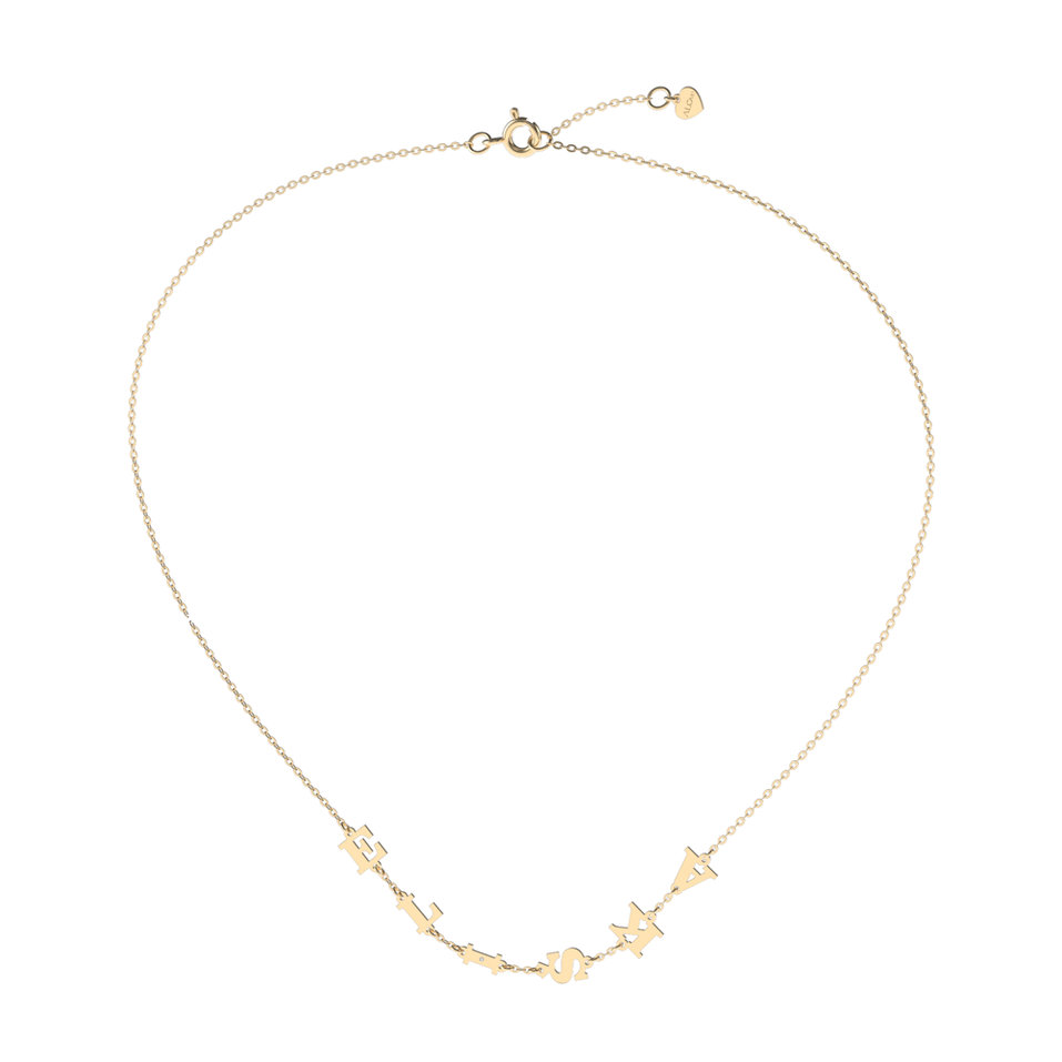 Náhrdelník s diamantem Big Letters