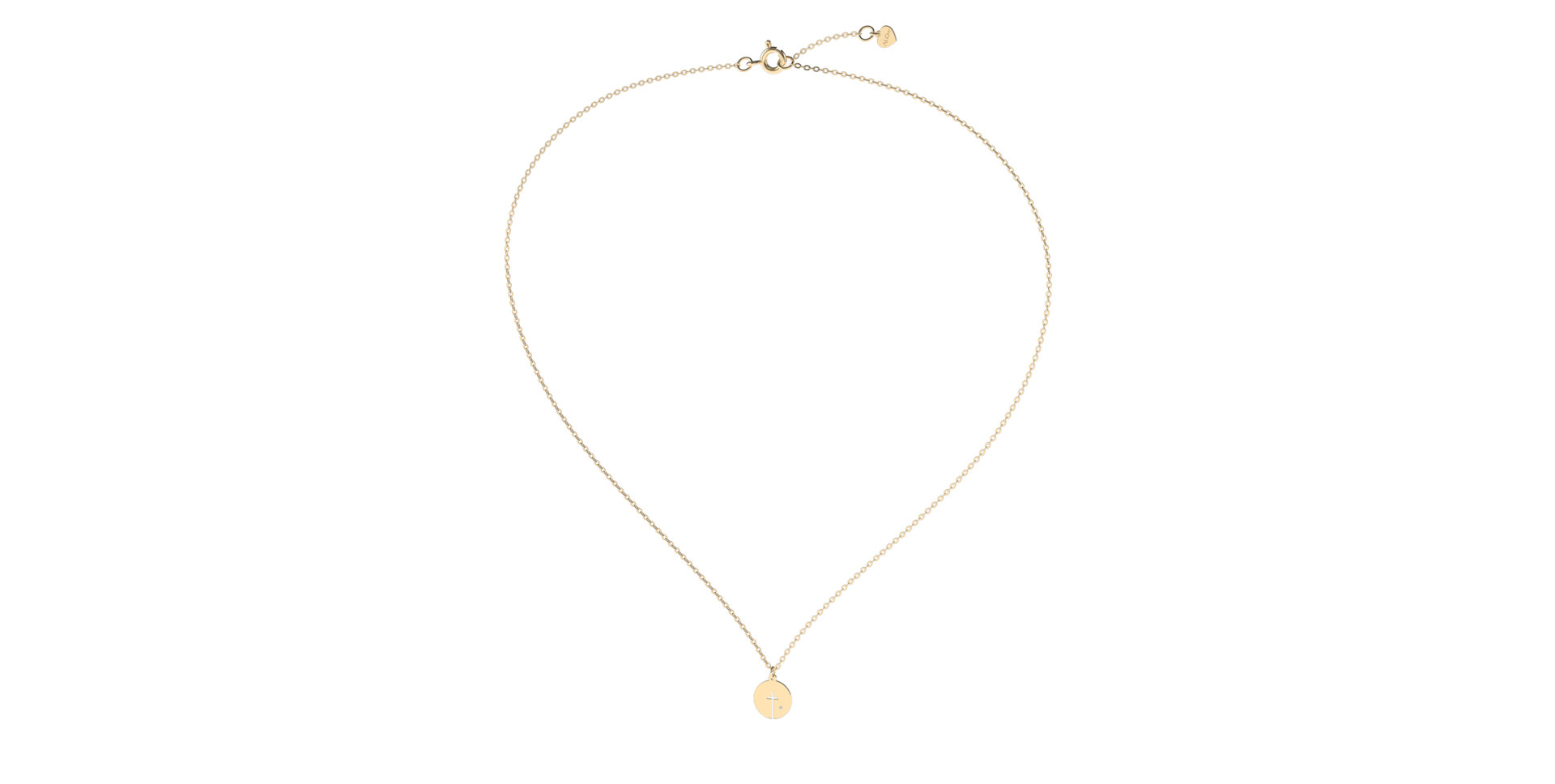 Náhrdelník s diamantem Icon Cross