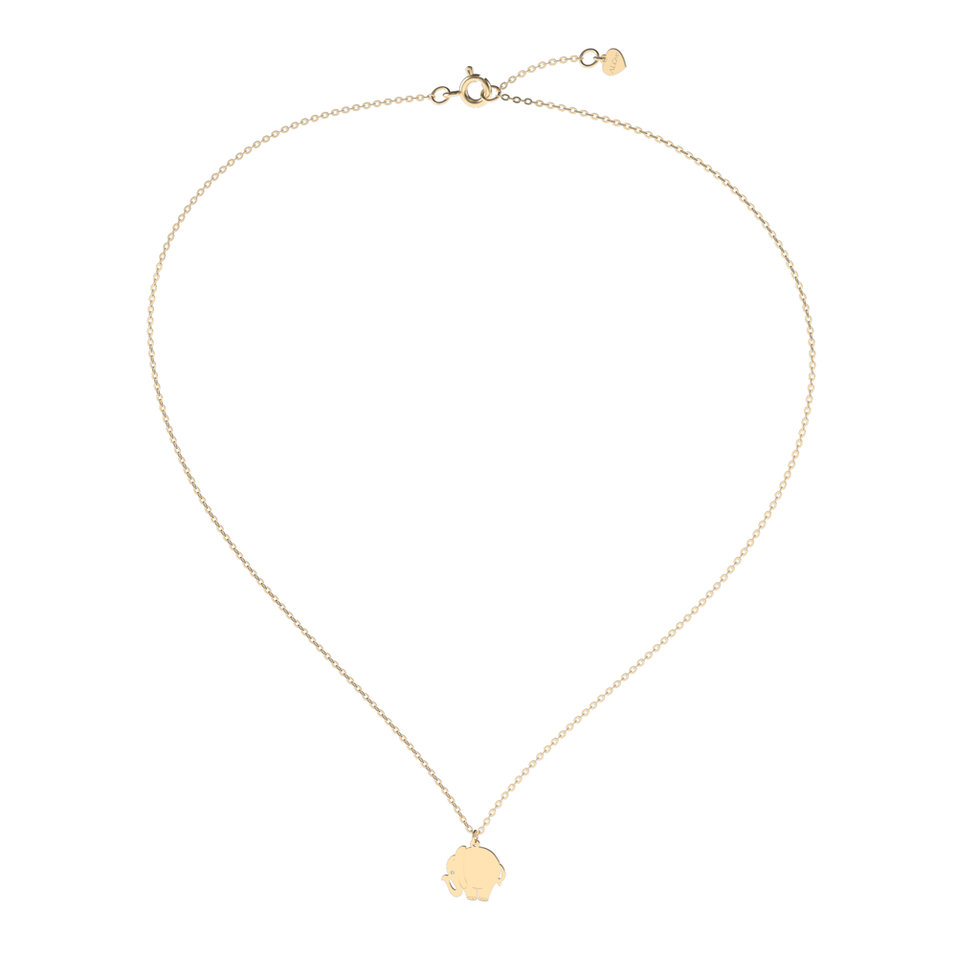 Náhrdelník s diamantem Elephant