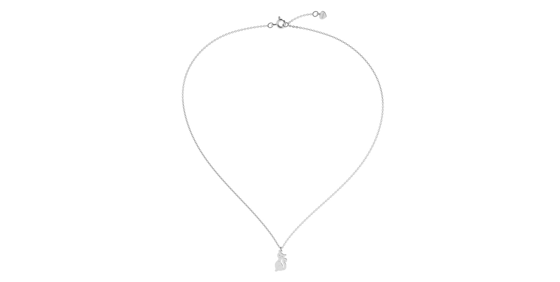 Náhrdelník s diamantem Cat