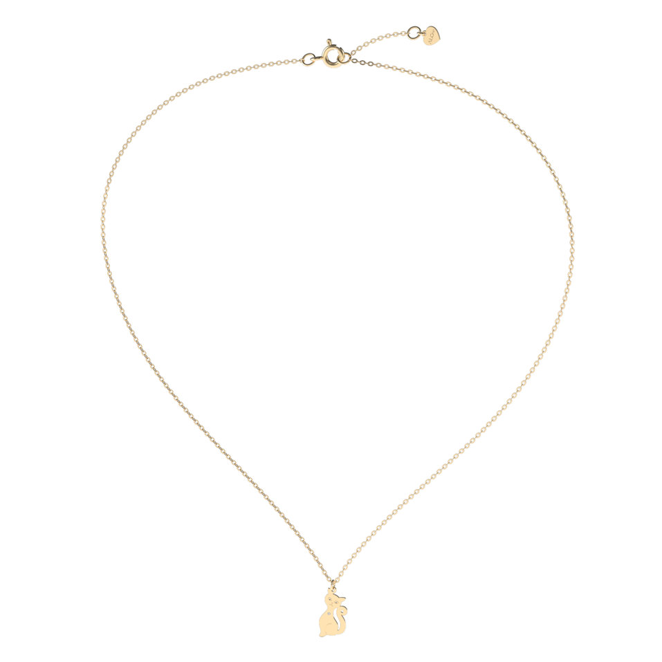 Náhrdelník s diamantem Cat