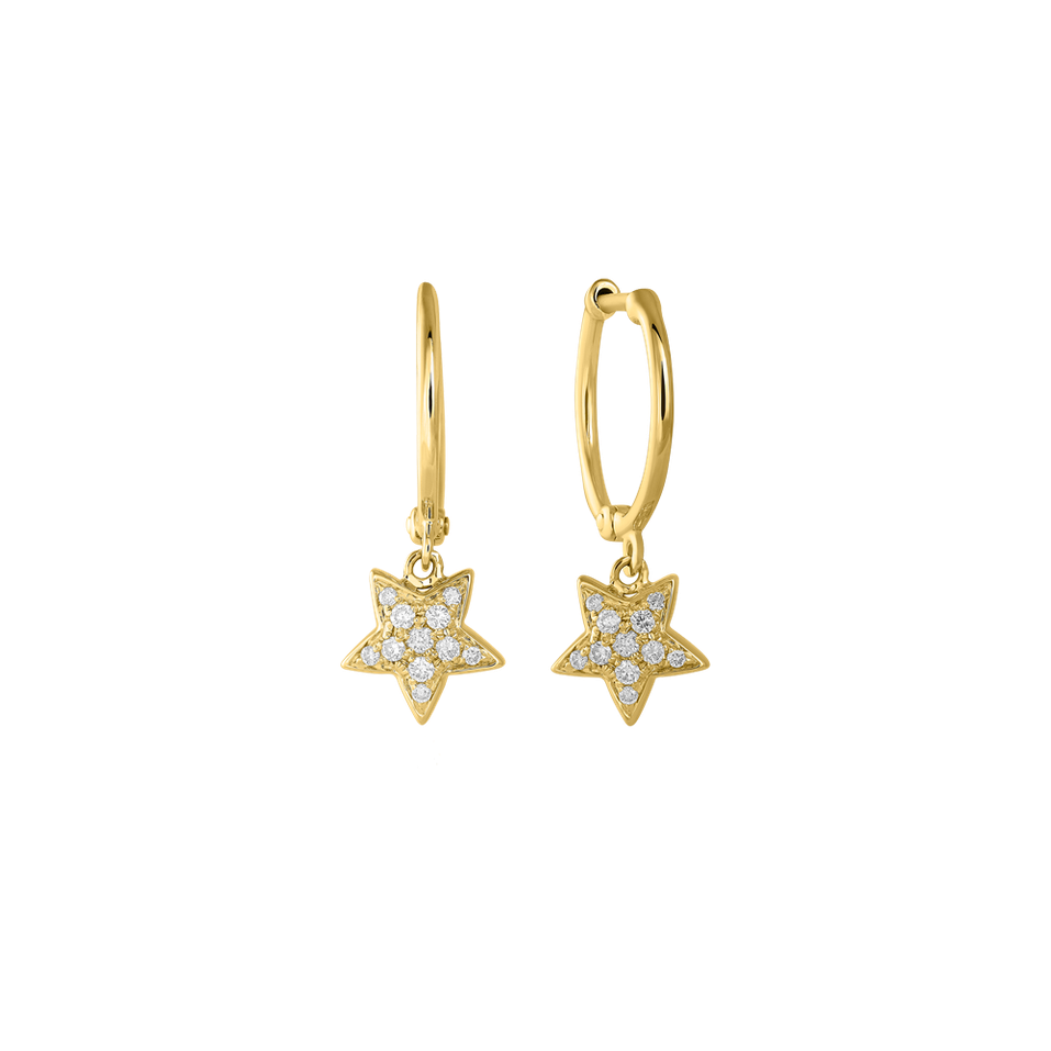 Náušnice s diamanty Amazing Night