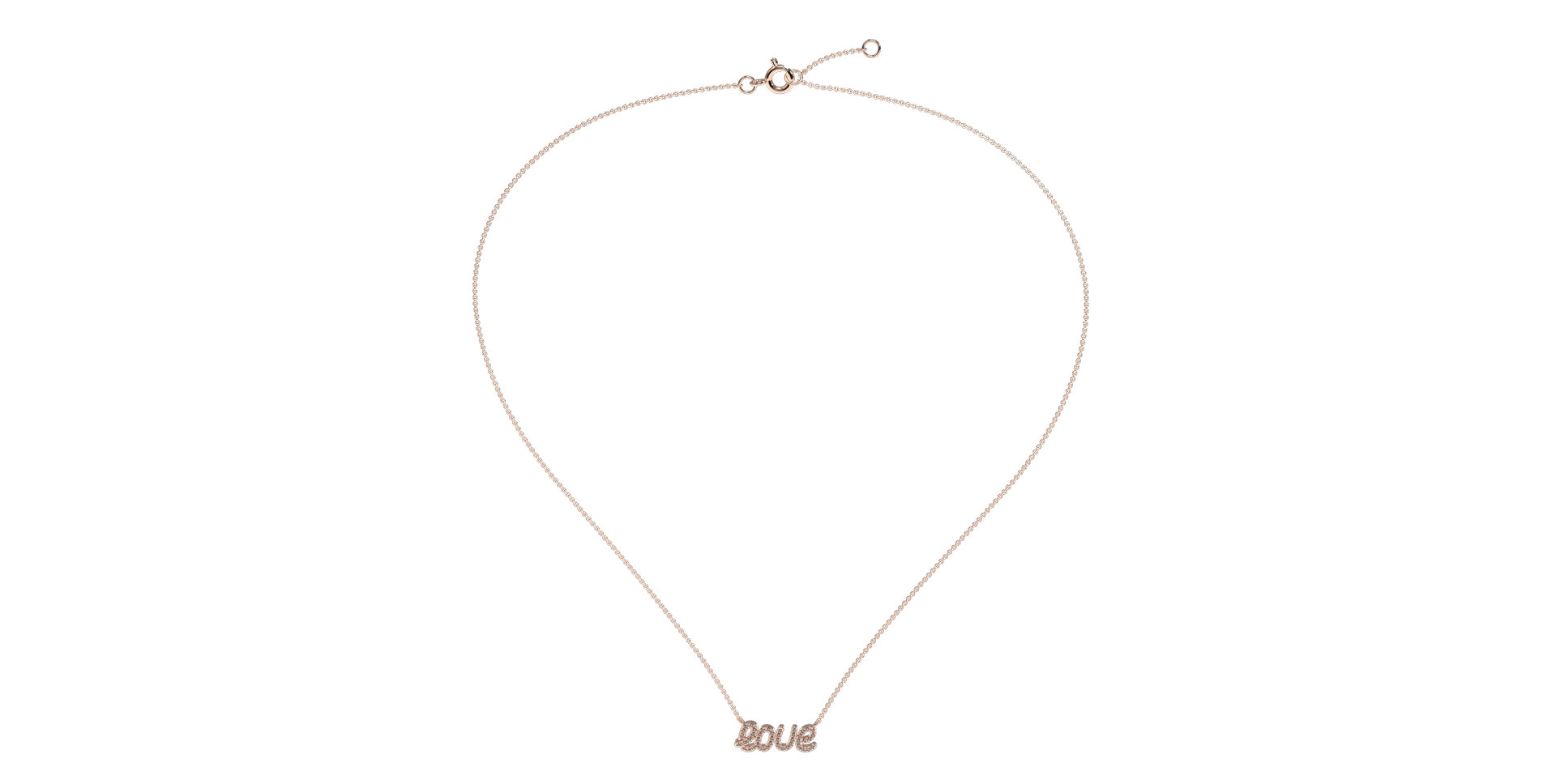 Náhrdelník s diamanty Precious Love