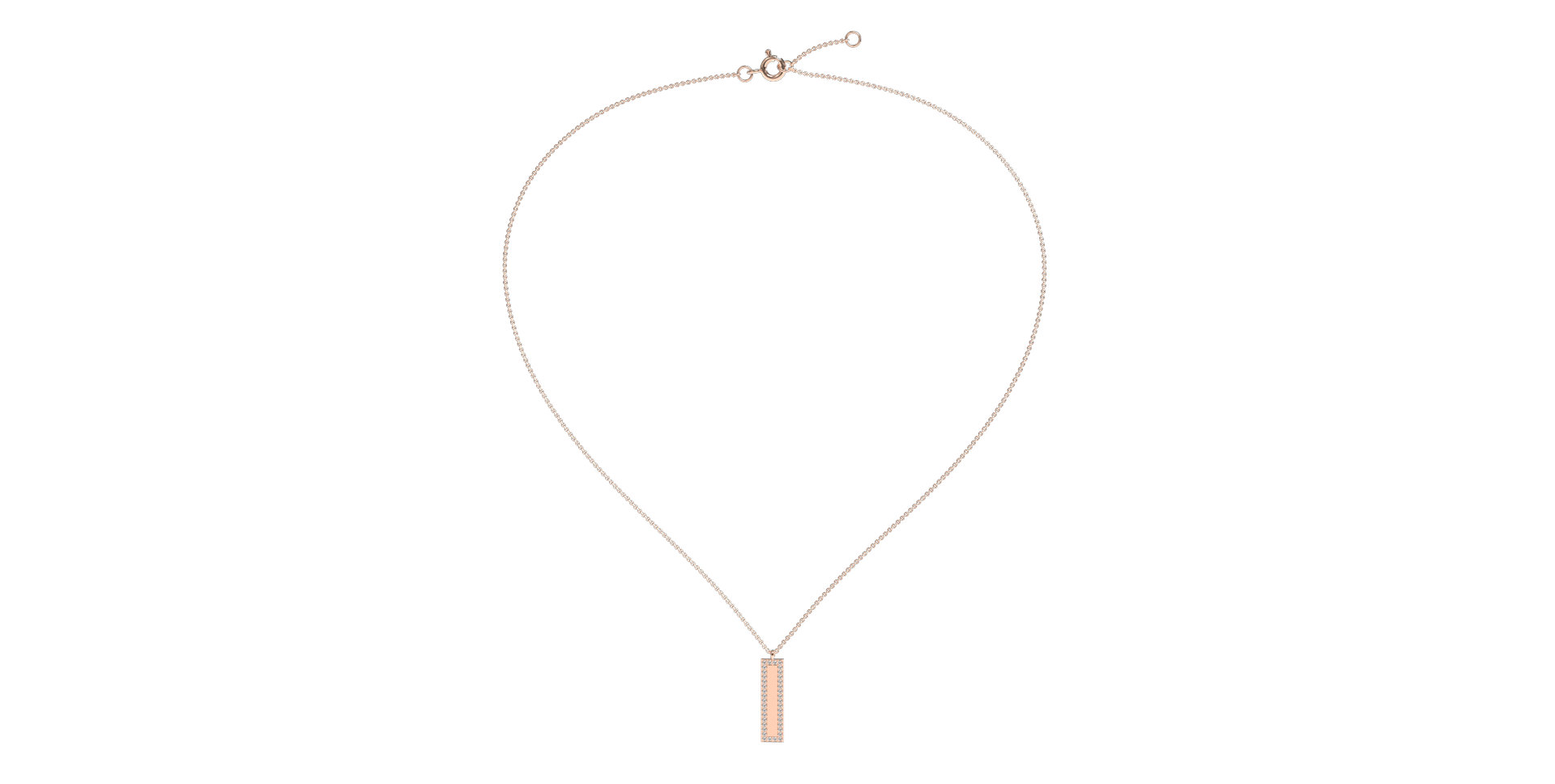 Náhrdelník s diamanty Diamond Shimmer