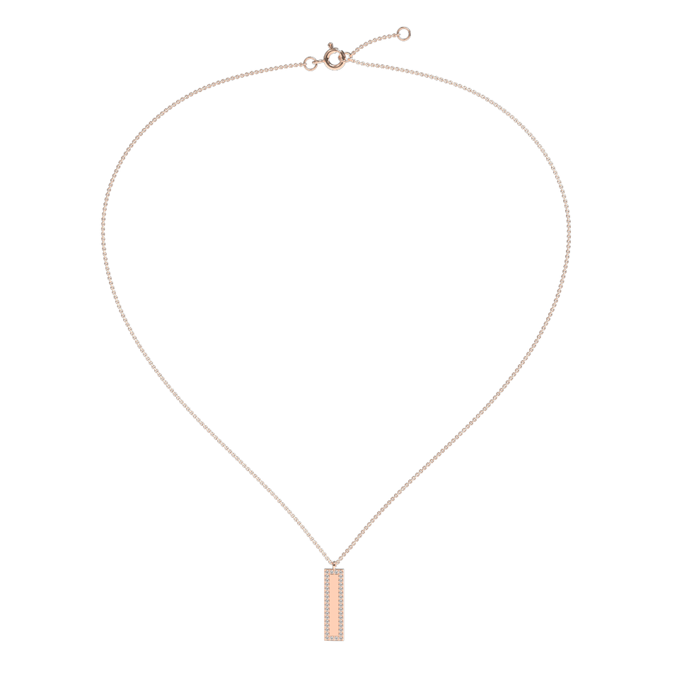 Náhrdelník s diamanty Diamond Shimmer