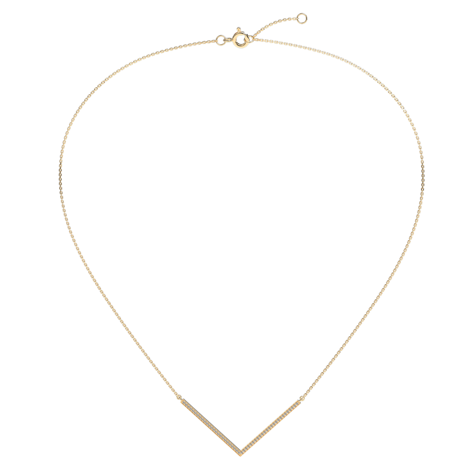 Náhrdelník s diamanty Victory Line