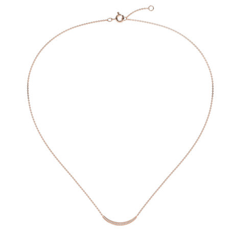Náhrdelník s diamanty Sparkling Line