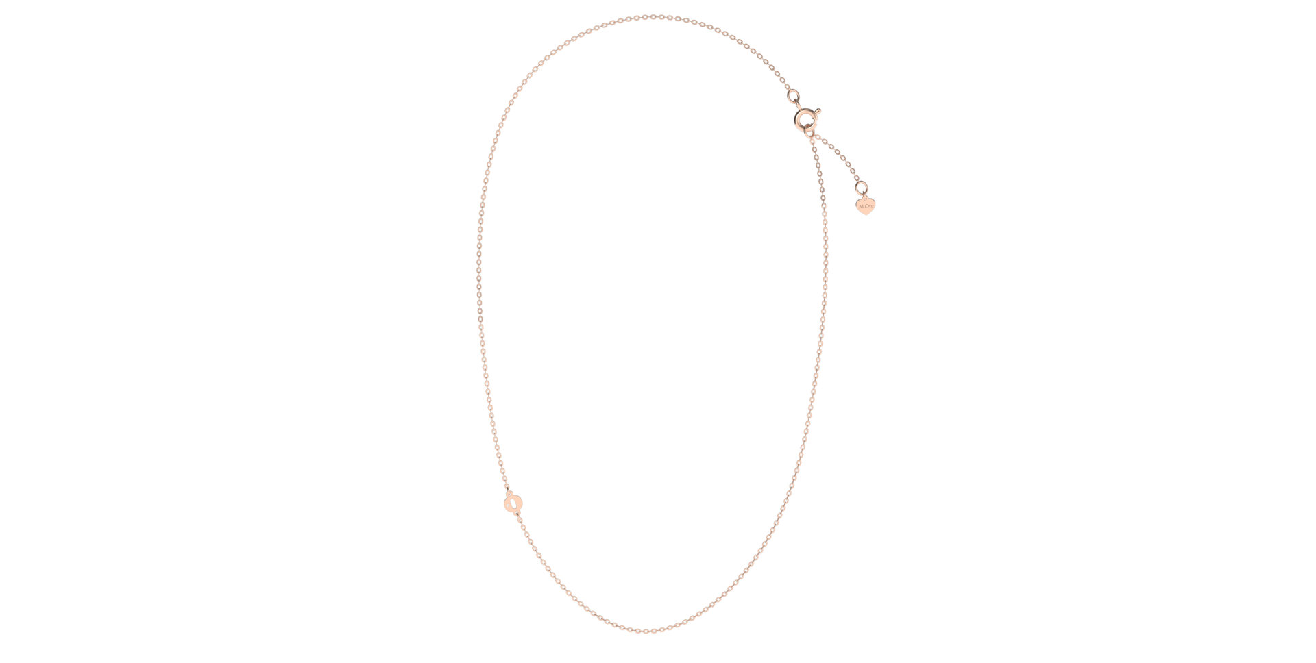 Náhrdelník s diamantem Big Classic O