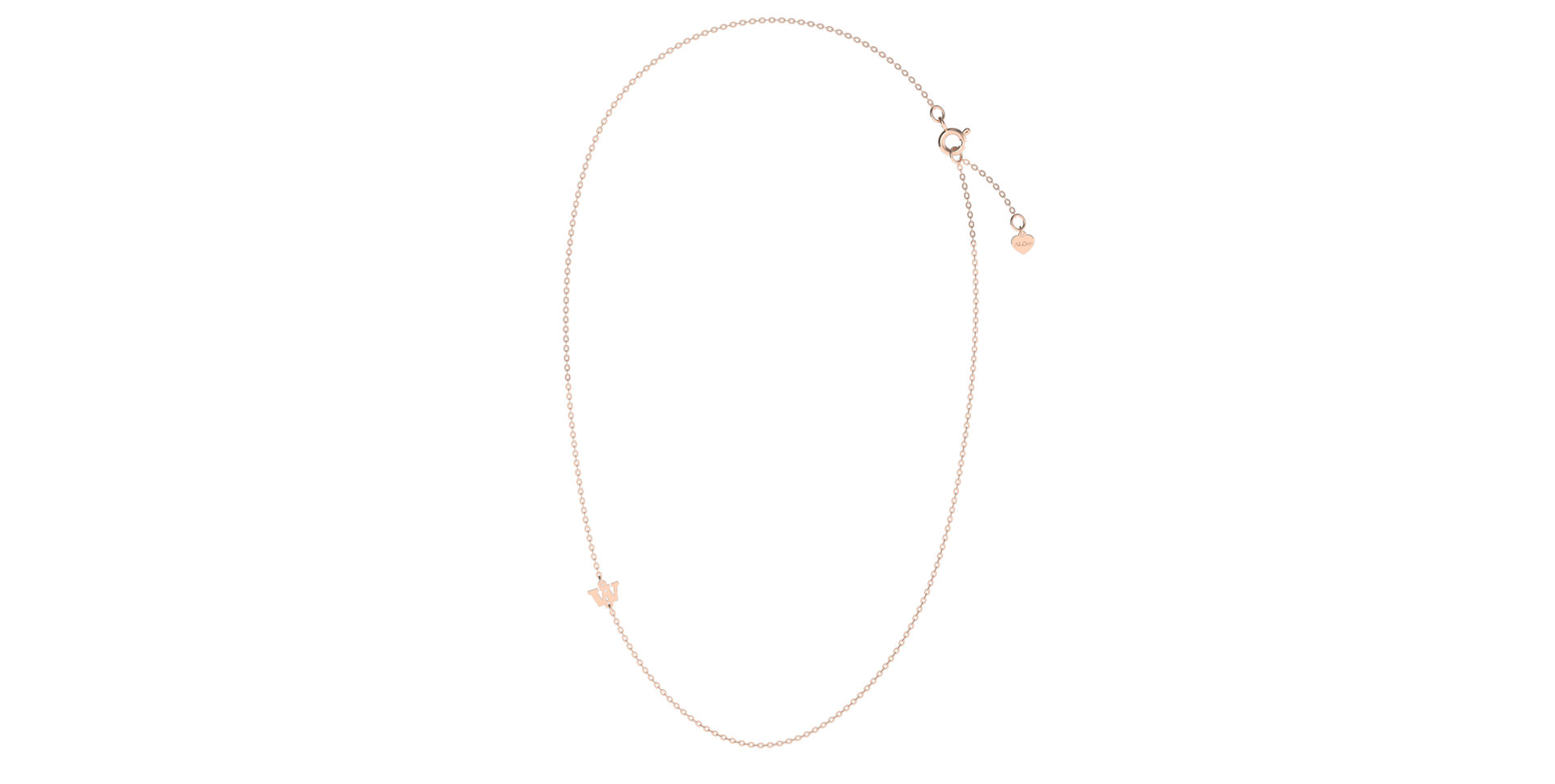 Náhrdelník s diamantem Big Classic W