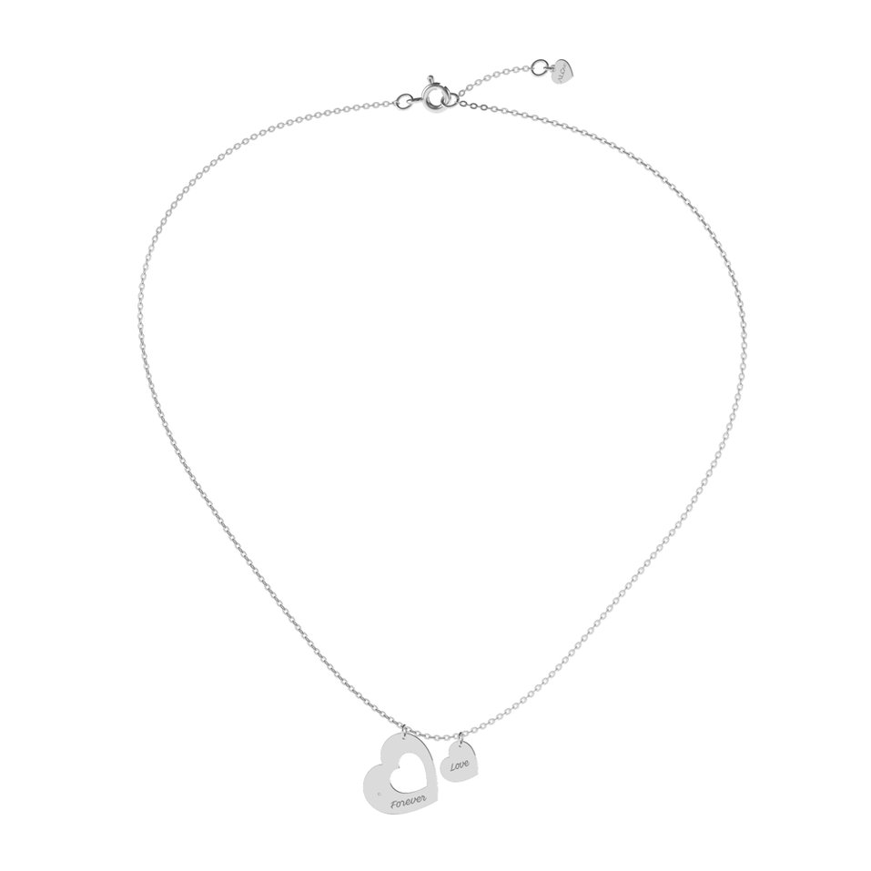 Náhrdelník s diamantem Love Forever