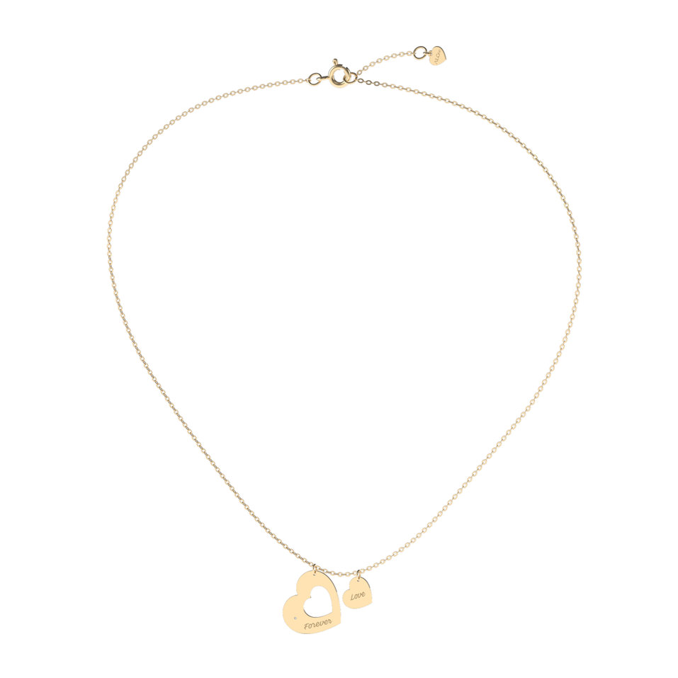 Náhrdelník s diamantem Love Forever