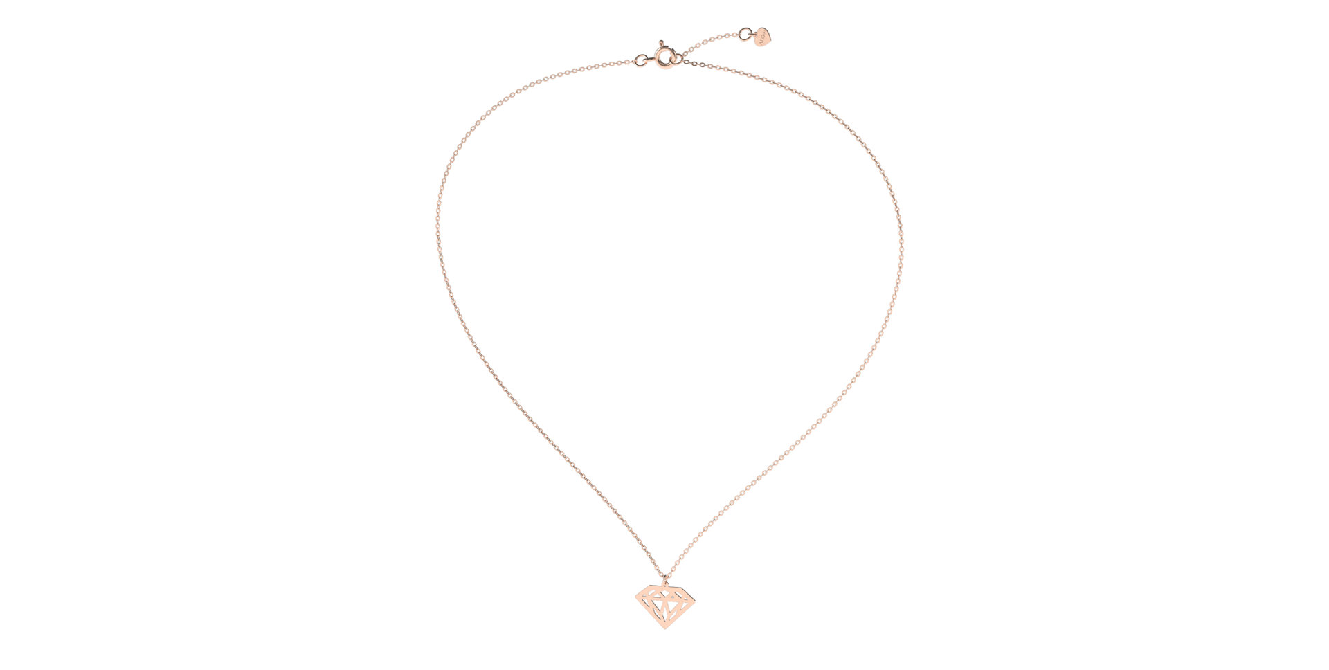 Náhrdelník s diamantem Diamond