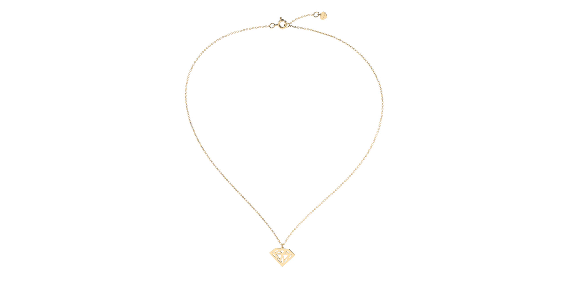 Náhrdelník s diamantem Diamond