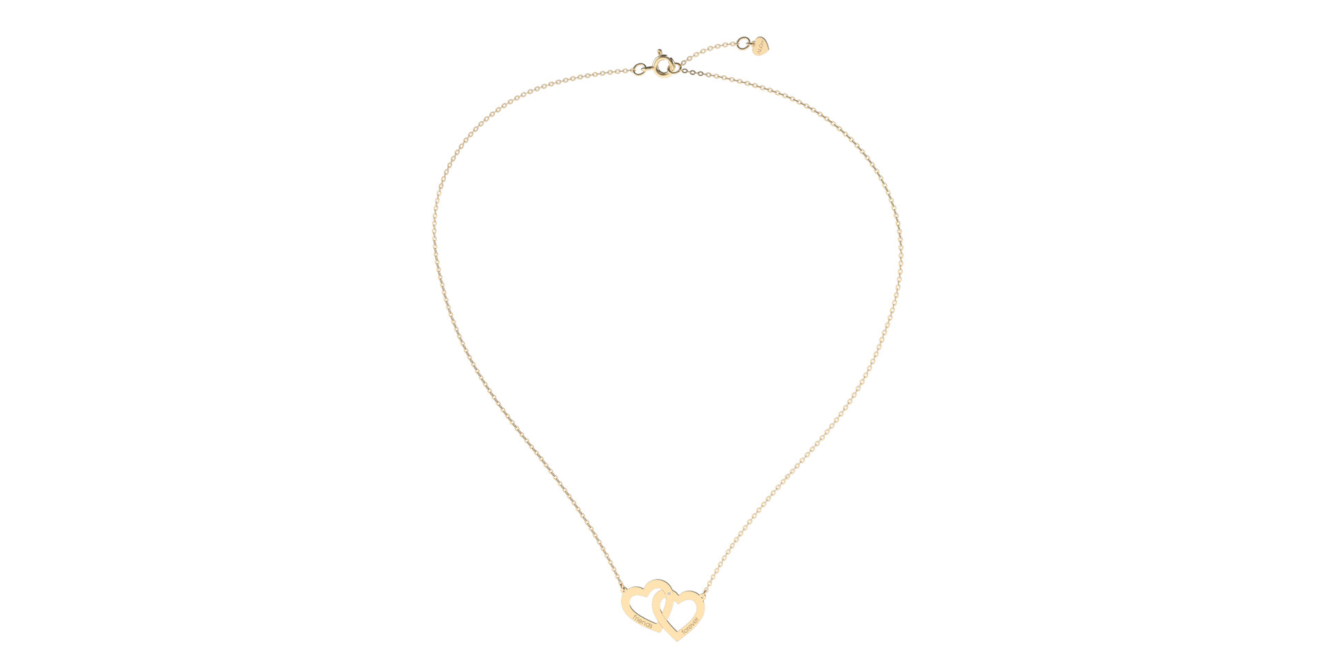 Náhrdelník s diamantem Friends Forever