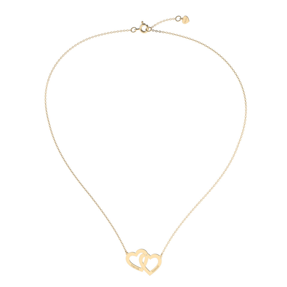 Náhrdelník s diamantem Friends Forever