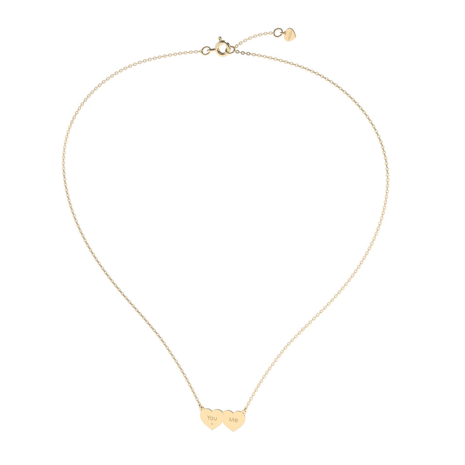Náhrdelník s diamantem You & Me