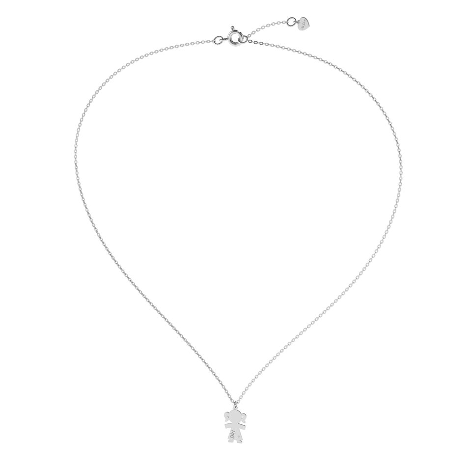 Náhrdelník s diamantem Girl