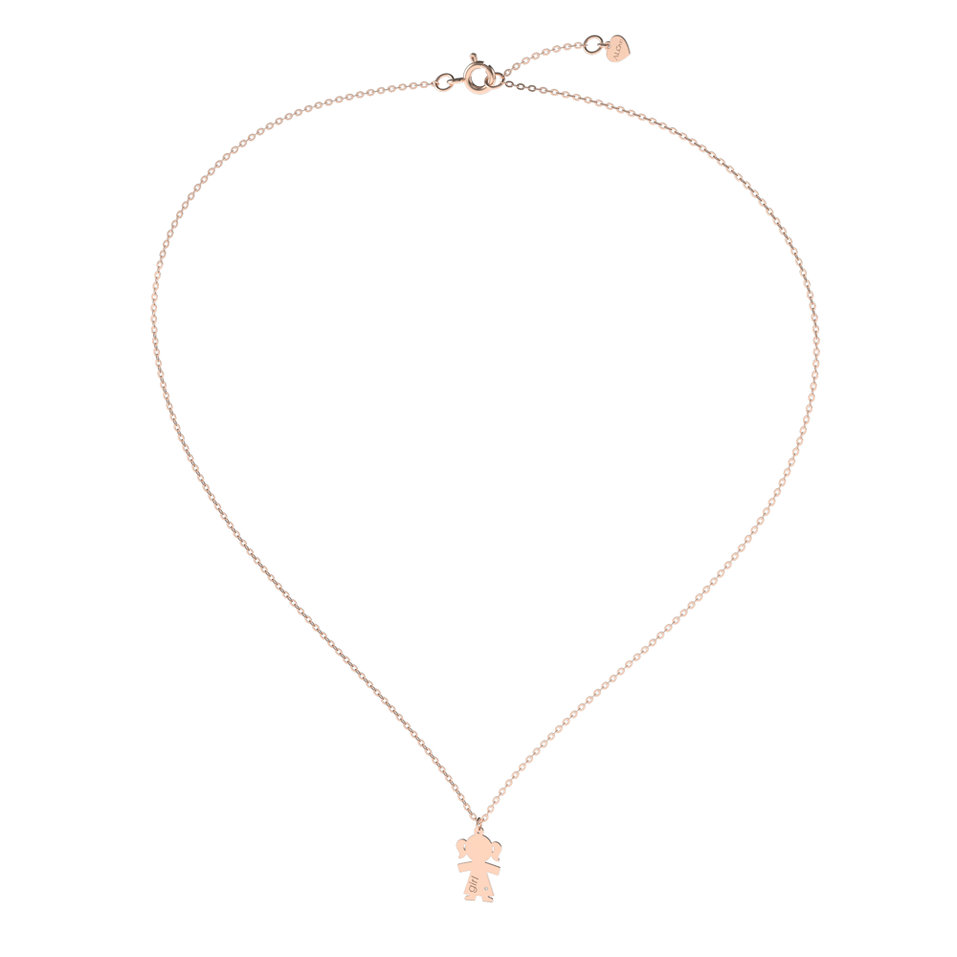 Náhrdelník s diamantem Girl