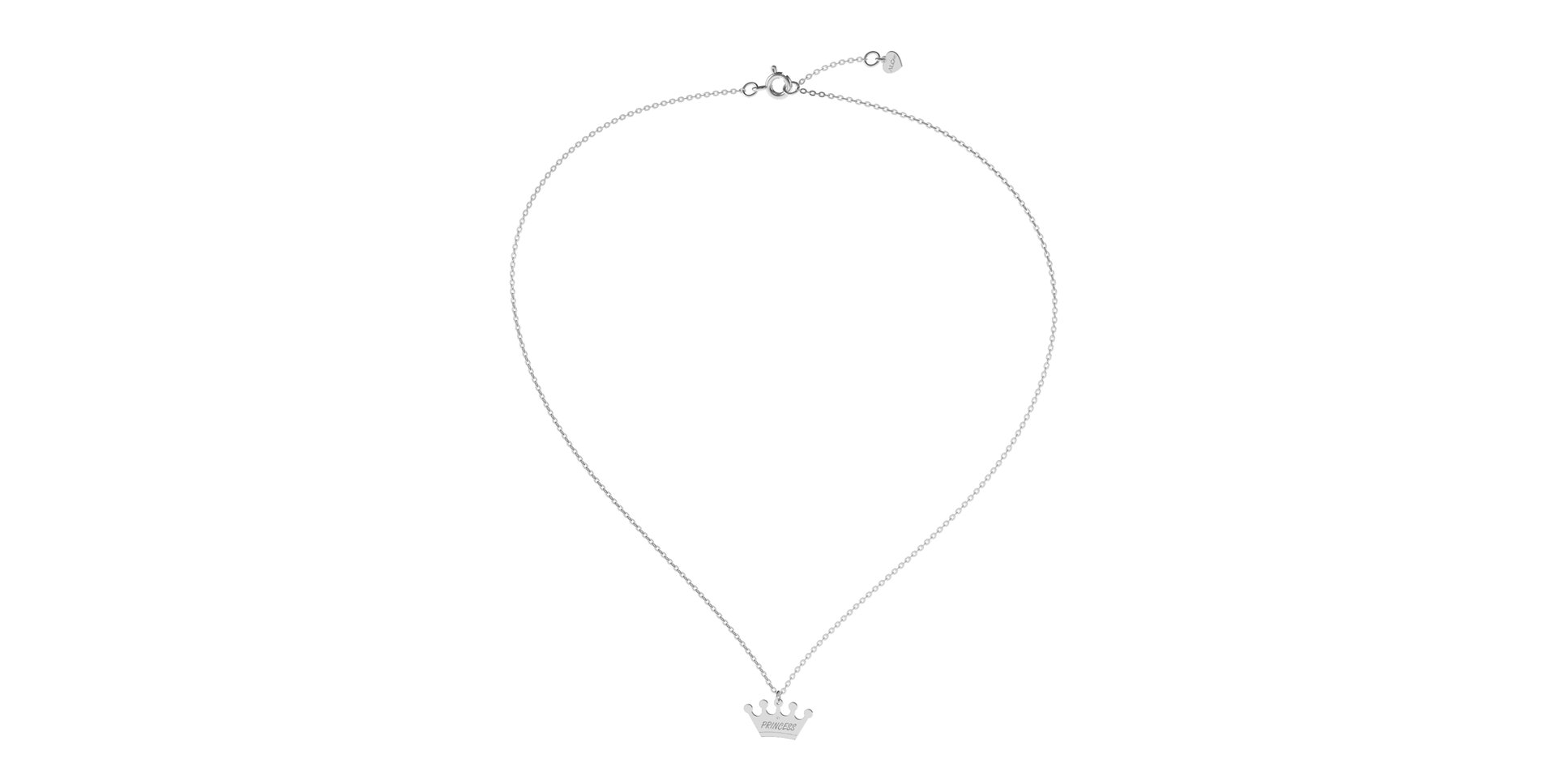 Náhrdelník s diamantem Princess