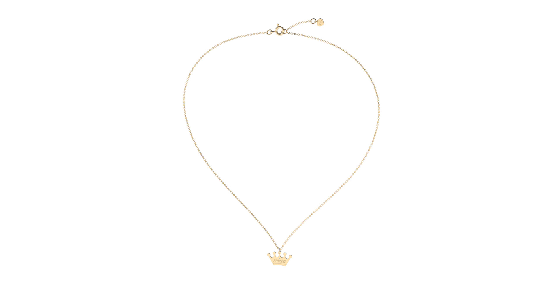 Náhrdelník s diamantem Princess