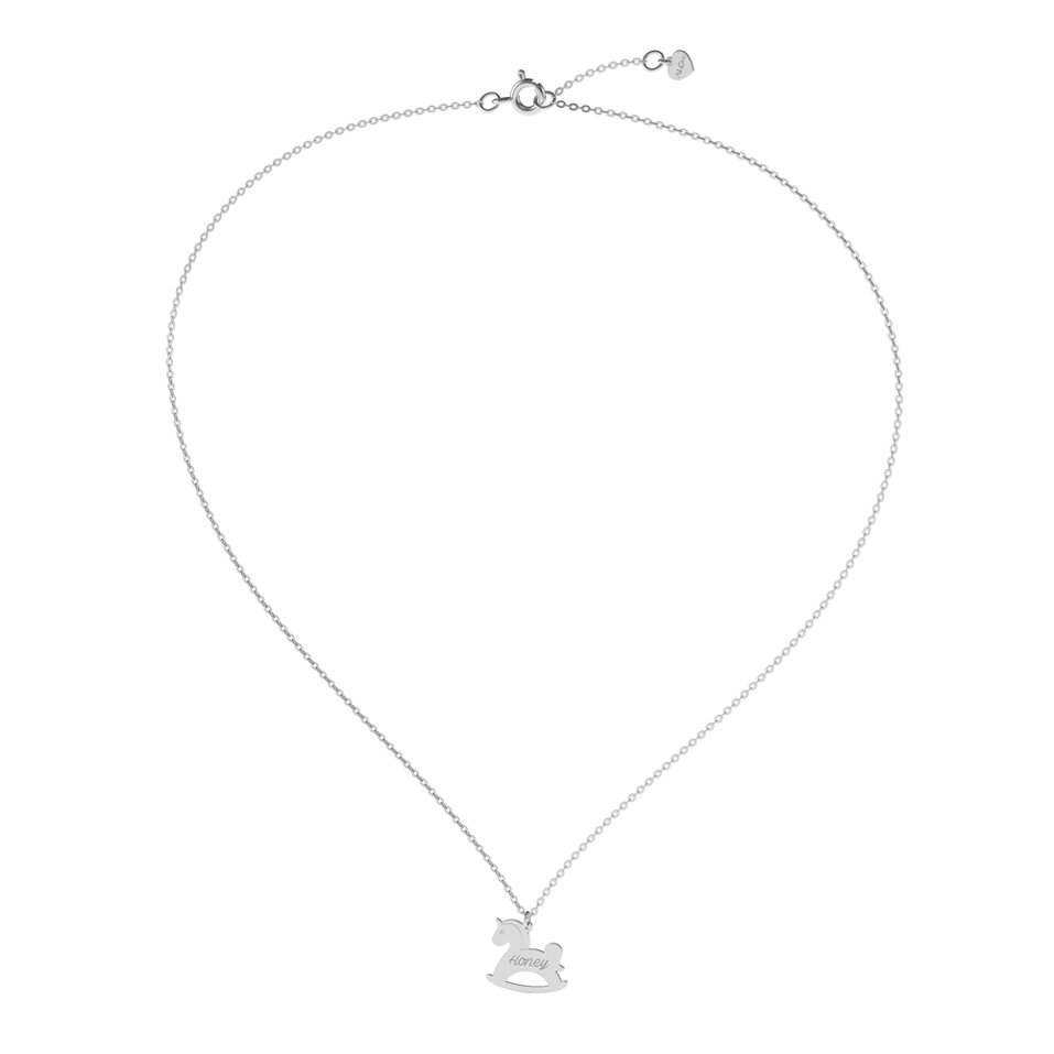 Náhrdelník s diamantem Honey Horse