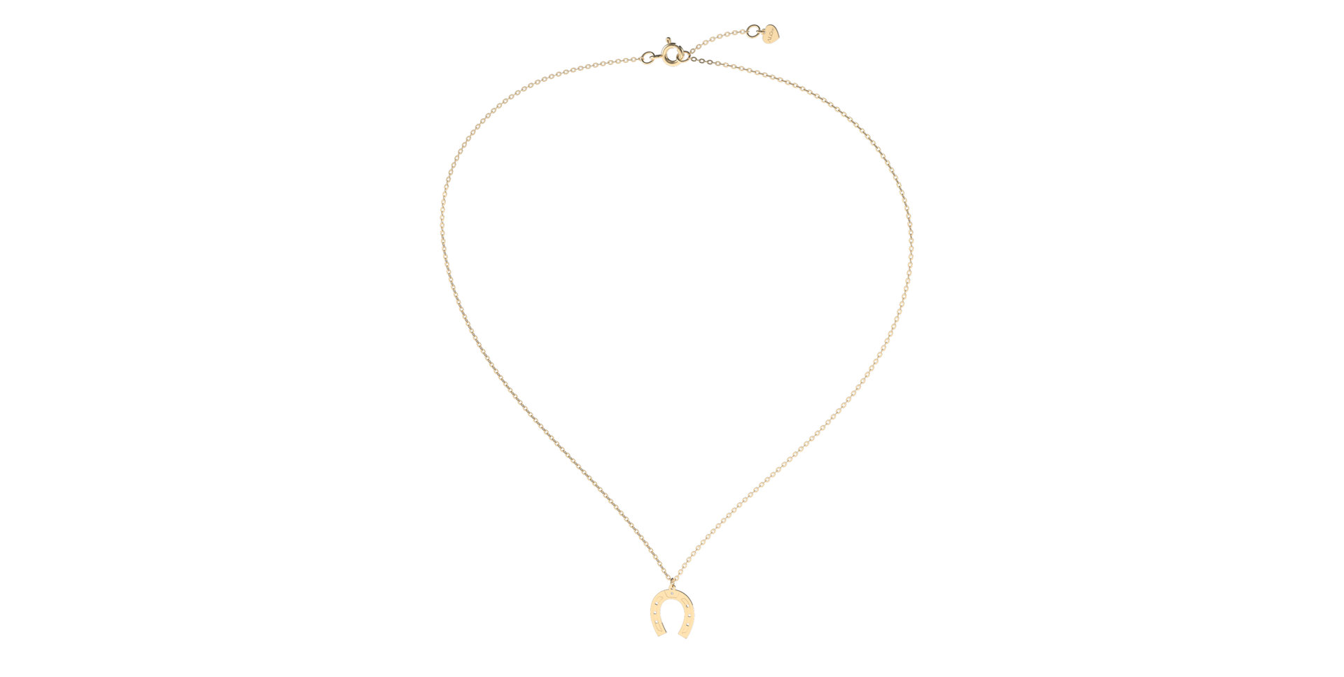 Náhrdelník s diamantem Horseshoe