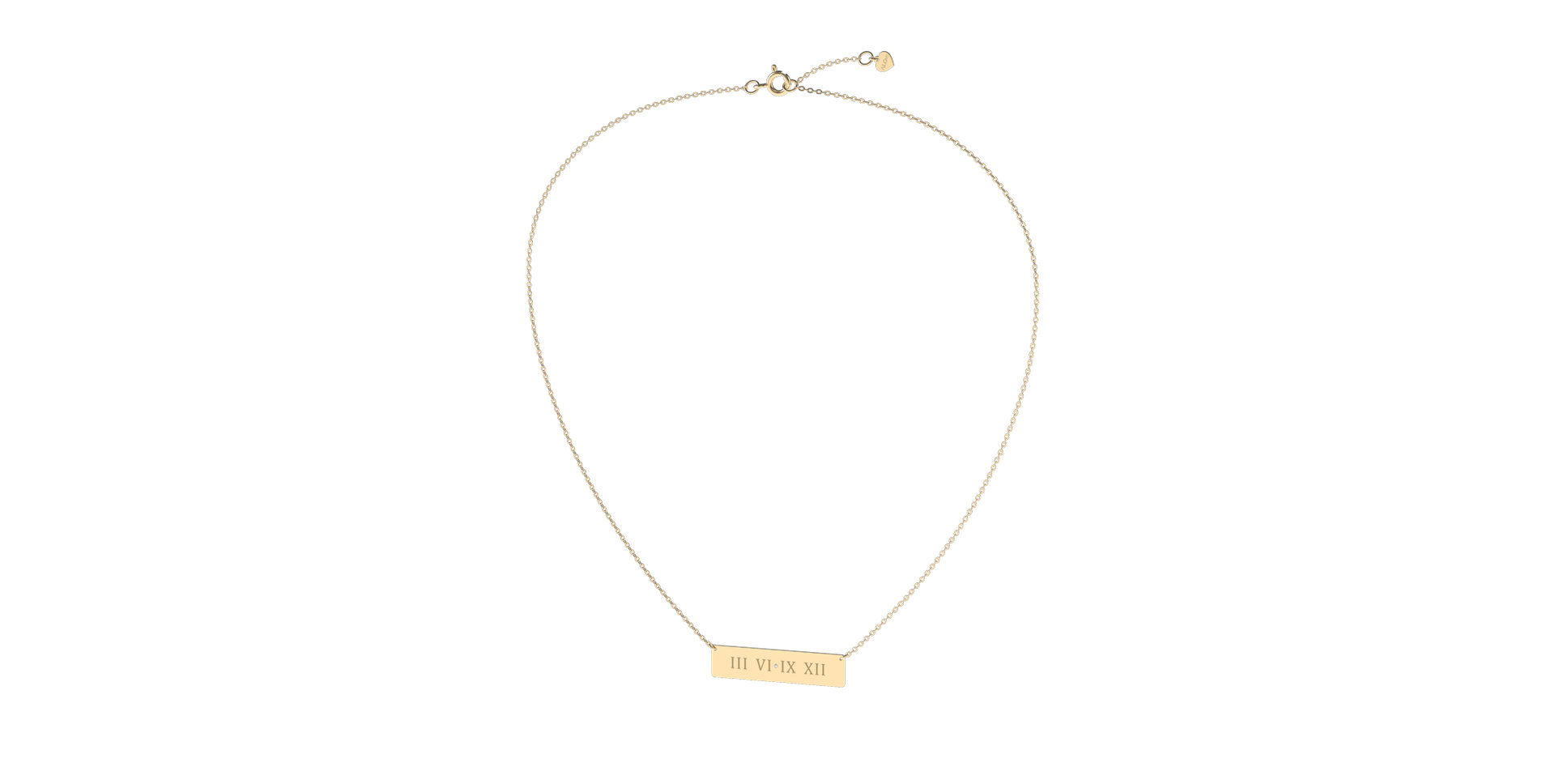 Náhrdelník s diamantem Diamond Hour