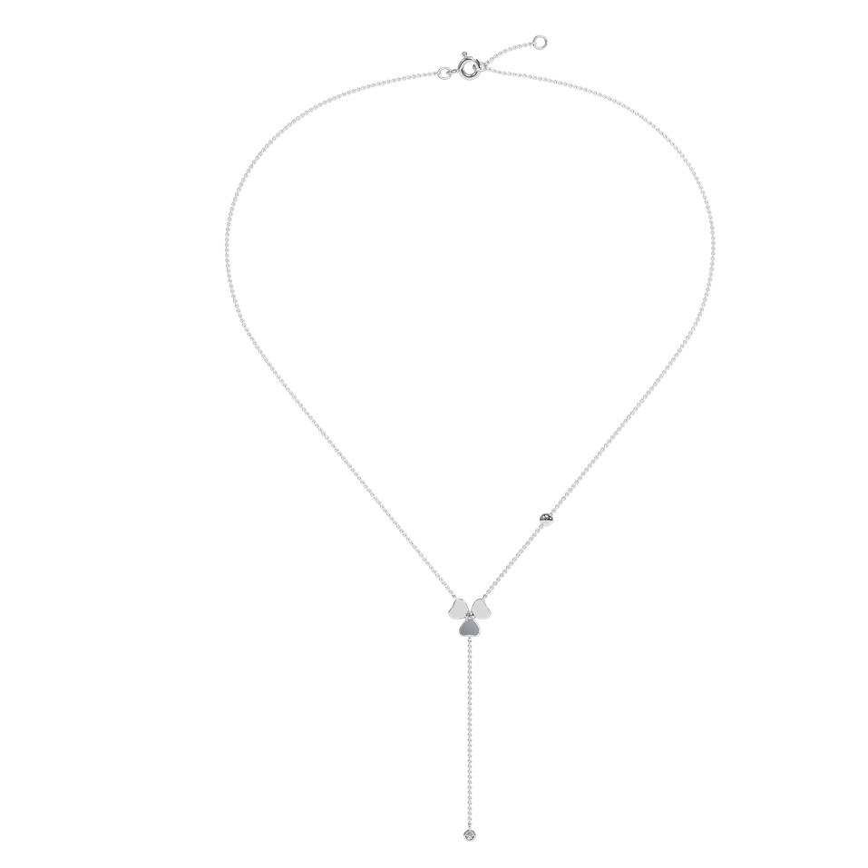 Náhrdelník s diamanty Shiny Petals