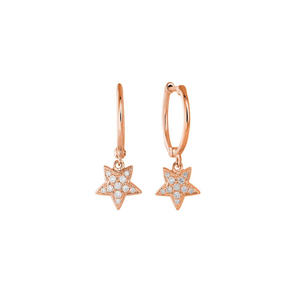 Náušnice s diamanty Amazing Night