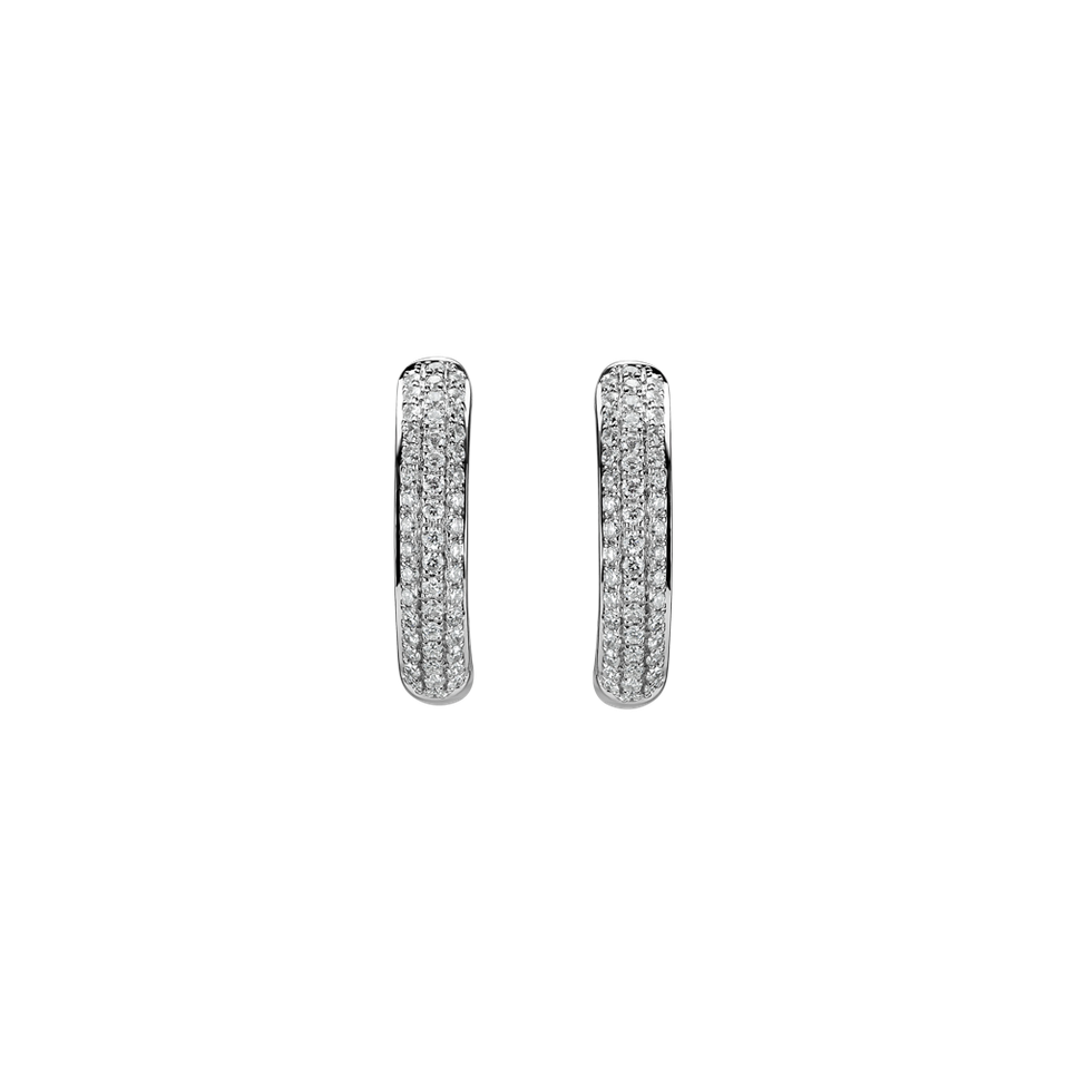 Náušnice s diamanty Shiny Melody