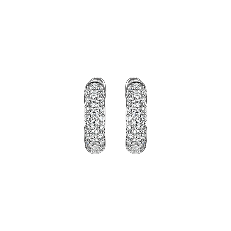 Náušnice s diamanty Shiny Poem