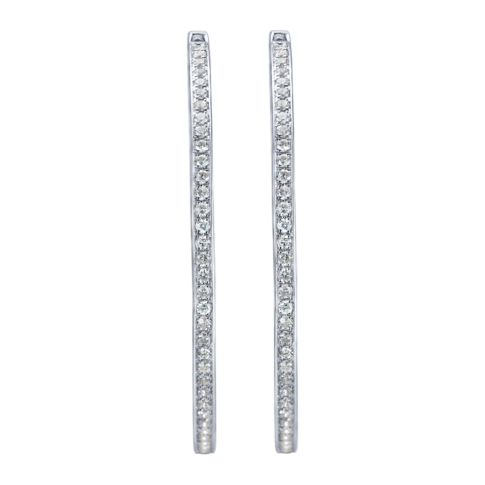 Náušnice s diamanty Shiny Rain