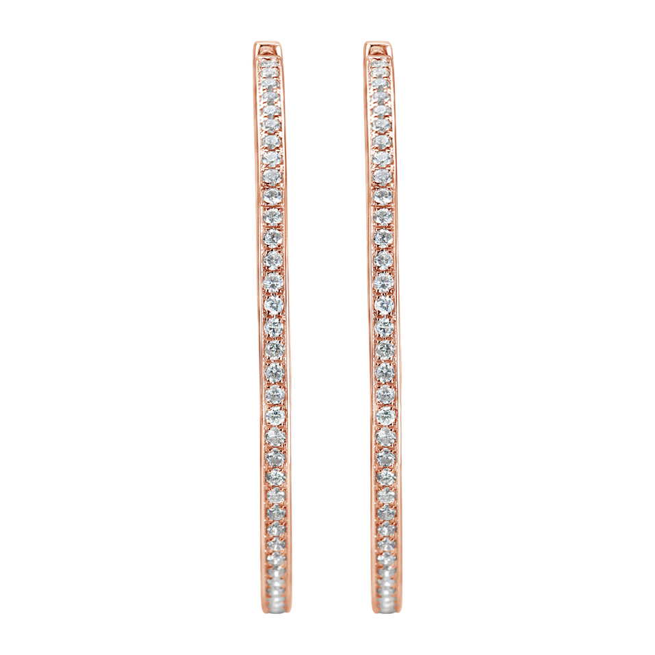 Náušnice s diamanty Shiny Rain