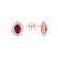 Náušnice s diamanty a rubínem Princess3