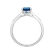 Prsten s diamanty a topazem london Bonbon3