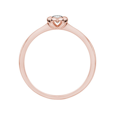 Prsten s diamantem Blooming Love