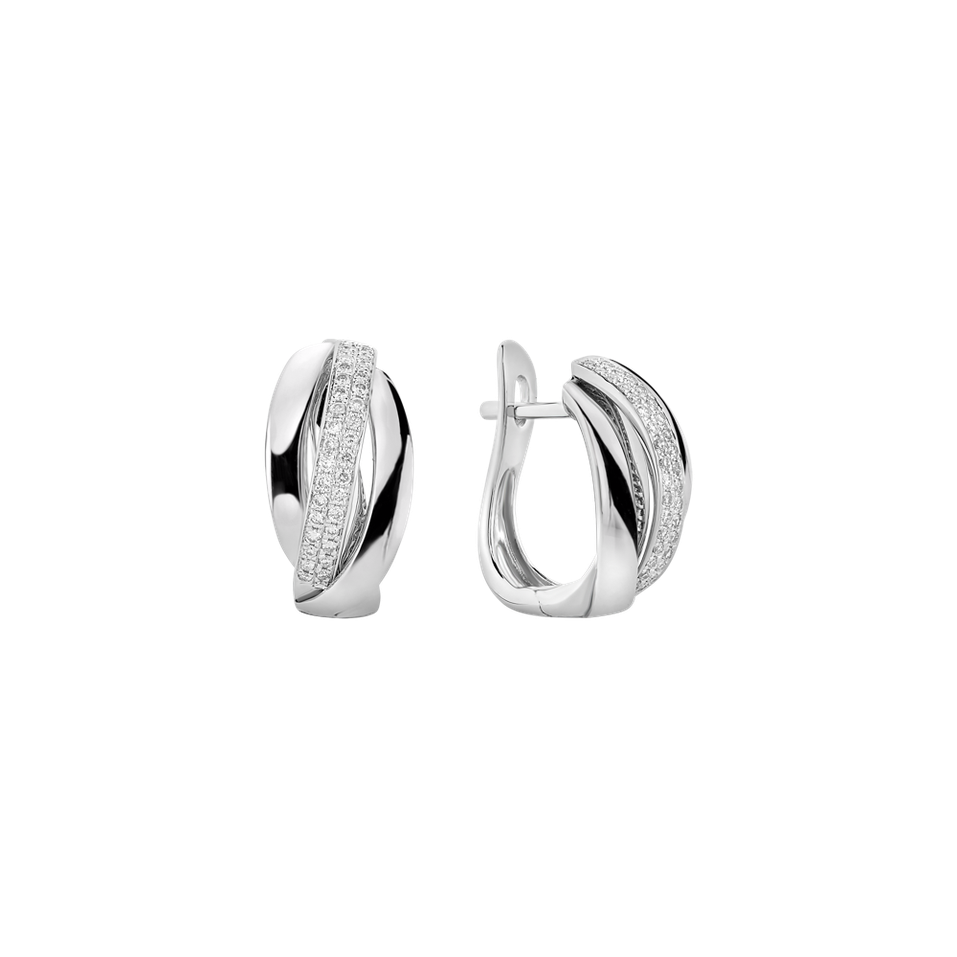 Náušnice s diamanty Charming Ray