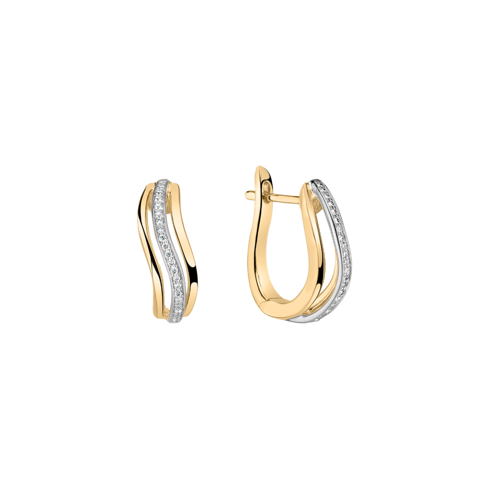 Náušnice s diamanty Midnight Sea