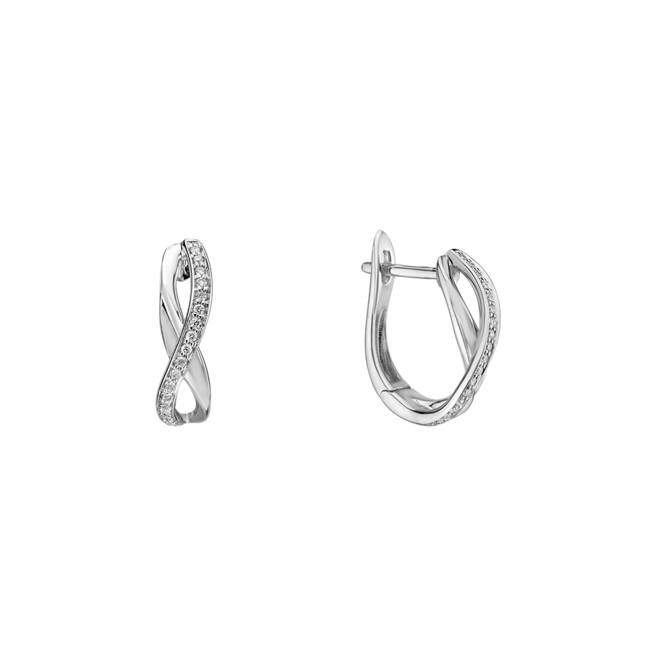 Náušnice s diamanty Infinite Glory