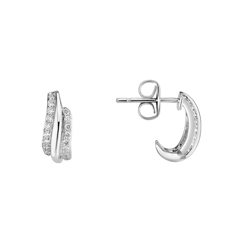 Náušnice s diamanty Sparkling Sea