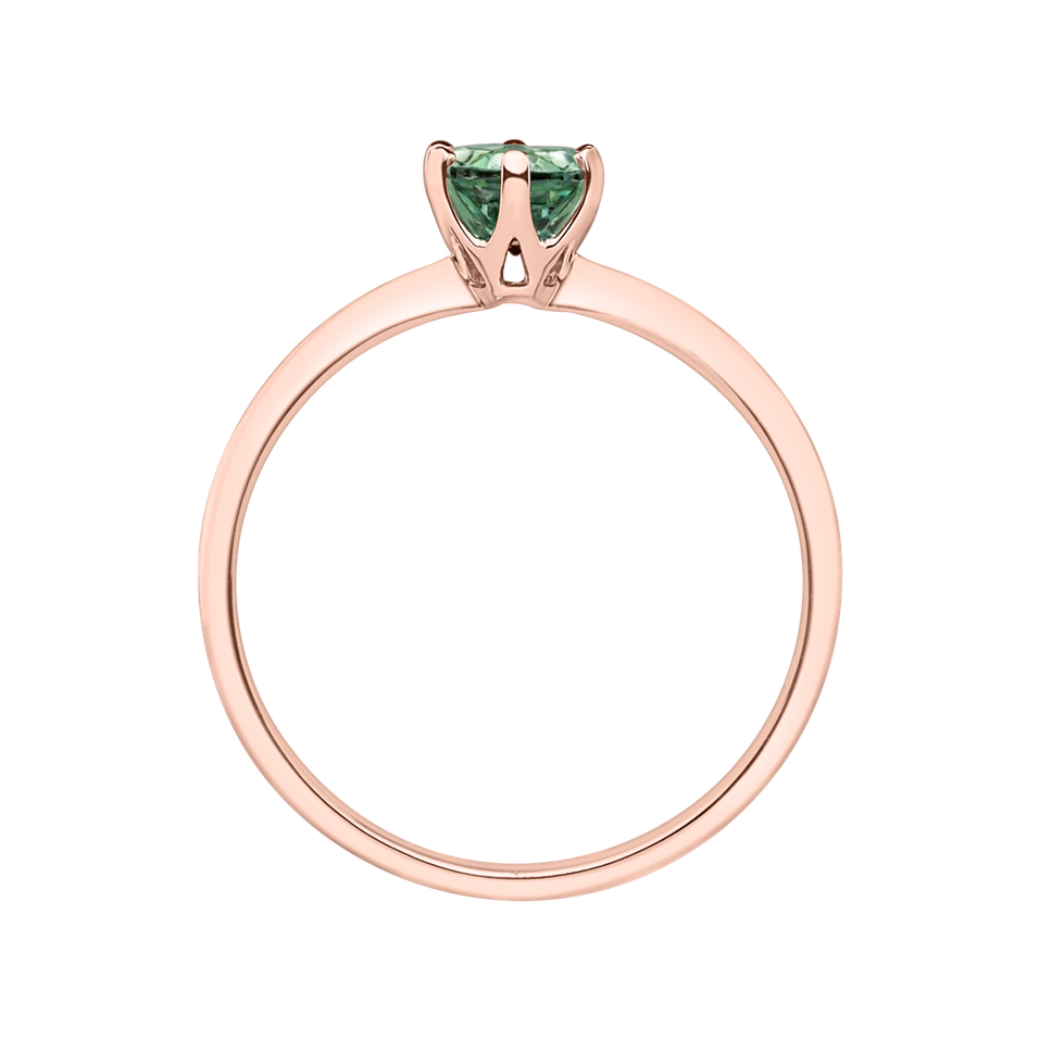 Prsten s turmalínem tyrkys Bonbon