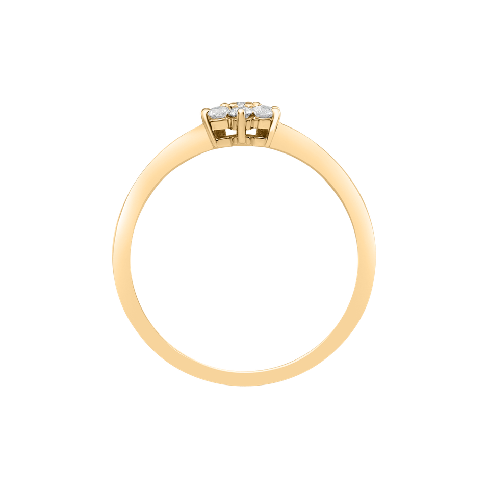 Prsten s diamanty Winter Star